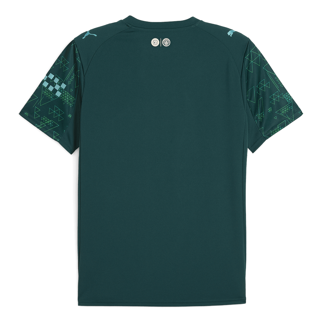 Manchester City Fourth Maillot 2025/26 Vert Grande Taille