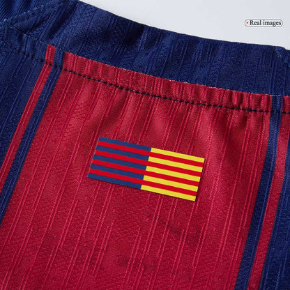 ROONY #19 Barcelone Domicile Maillot 2025/26 Rouge et Bleu Joueur