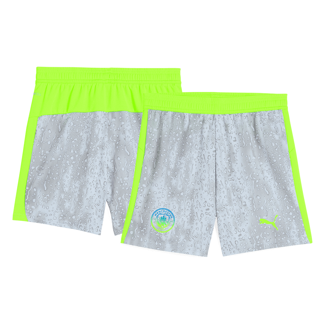 Manchester City Third Maillot Kit 2025/26 Gris