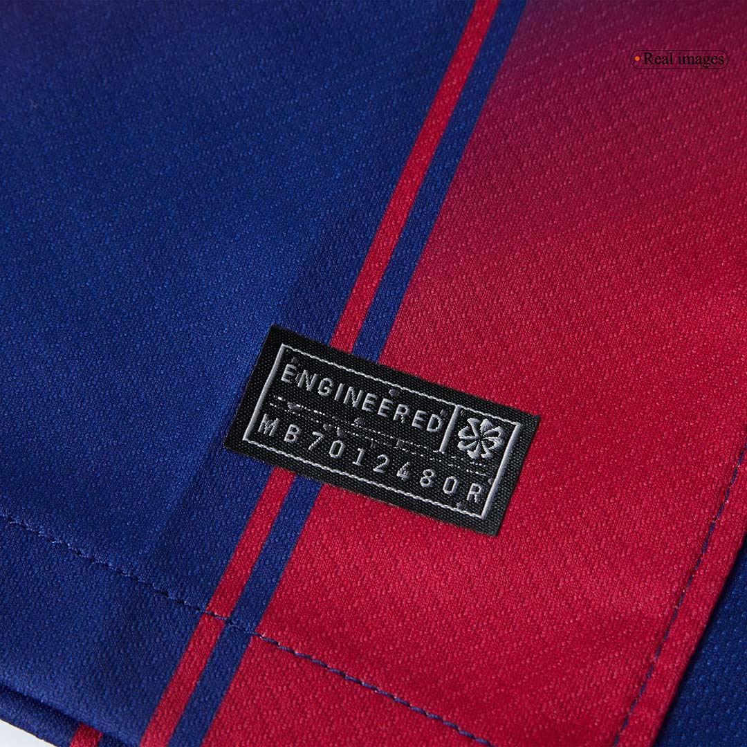 ROONY #28 Barcelone Domicile Maillot 2025/26 Rouge et Bleu - UCL - Super