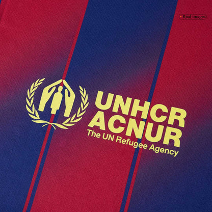 ROONY #28 Barcelone Domicile Maillot 2025/26 Rouge et Bleu - UCL - Super