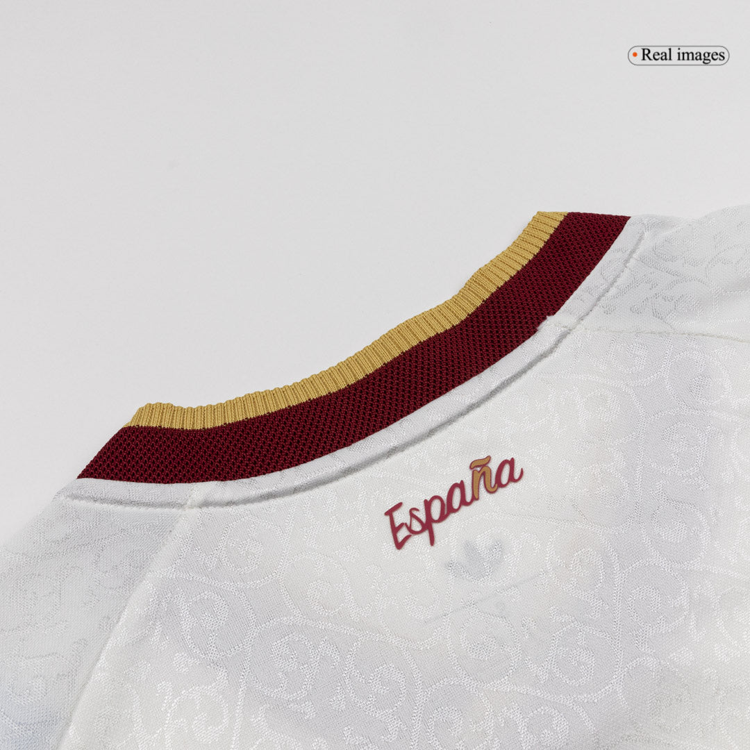 CUBARSÍ #22 Espagne Extérieur Maillot Champion Edition - Coupe du Monde 2026 Blanc Joueur