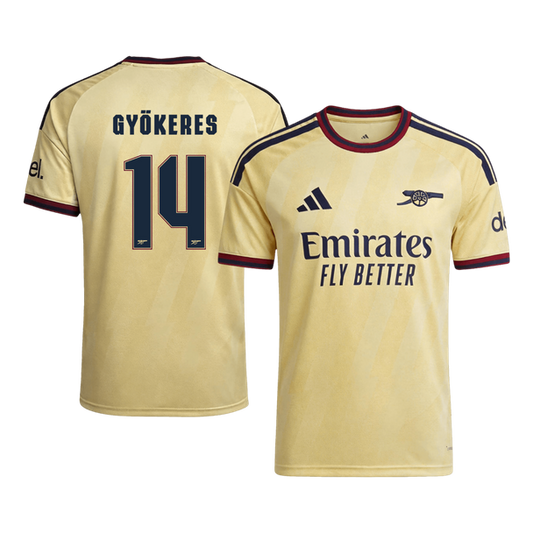 GYÖKERES #14 Arsenal Third Maillot 2026/27 Jaune - UCL
