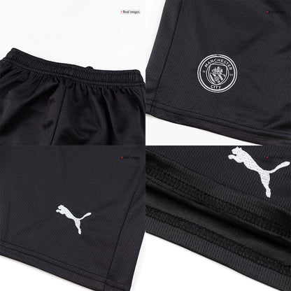 Manchester City Extérieur Maillot Kit 2025/26 Junior Noir
