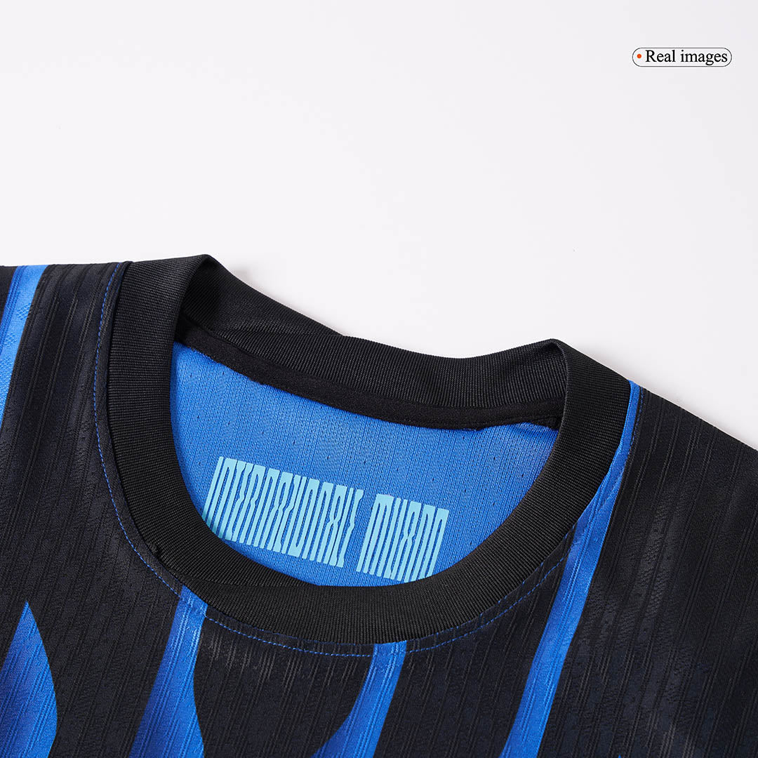 DUMFRIES #2 Inter Milan Thuisshirt 2025/26 Blauw&Zwart Authentiek