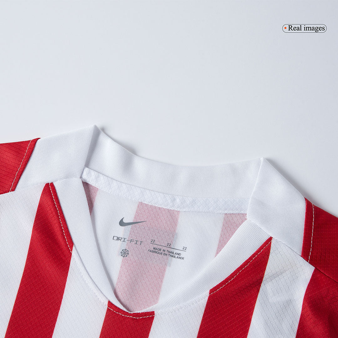 Vente Flash Atlético Domicile Maillot Kit 2025/26 Enfant Red&White