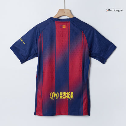 KOUNDE #23 Barcelone Domicile Maillot 2025/26 Rouge et Bleu Authentique - UCL