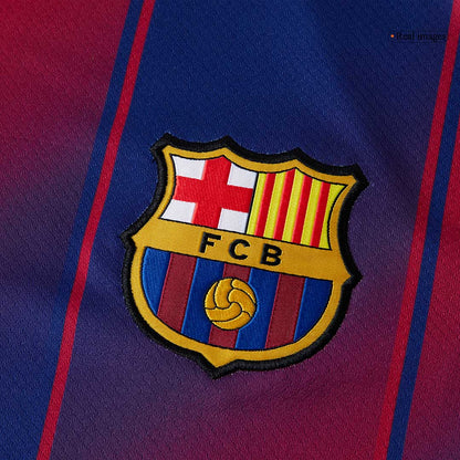 ROONY #28 Barcelone Domicile Maillot 2025/26 Rouge et Bleu - UCL - Super