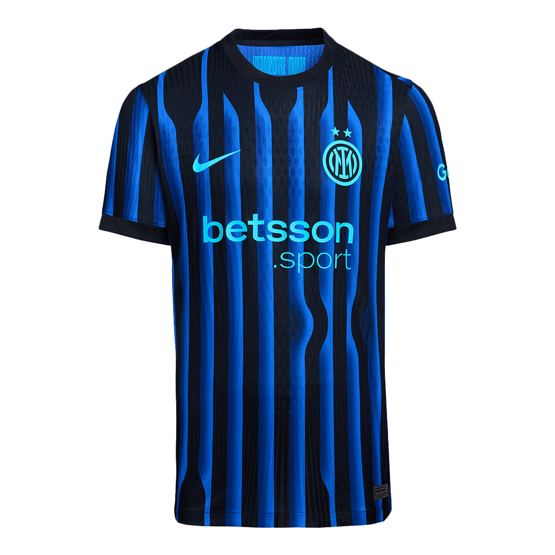 DUMFRIES #2 Inter Milan Thuisshirt 2025/26 Blauw&Zwart Authentiek