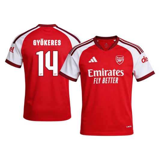 GYÖKERES #14 Arsenal Domicile Maillot 2026/27 Rouge - UCL - Super