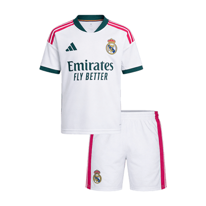 Vente Flash Real Madrid Domicile Maillot Kit 2026/27 Enfant Blanc