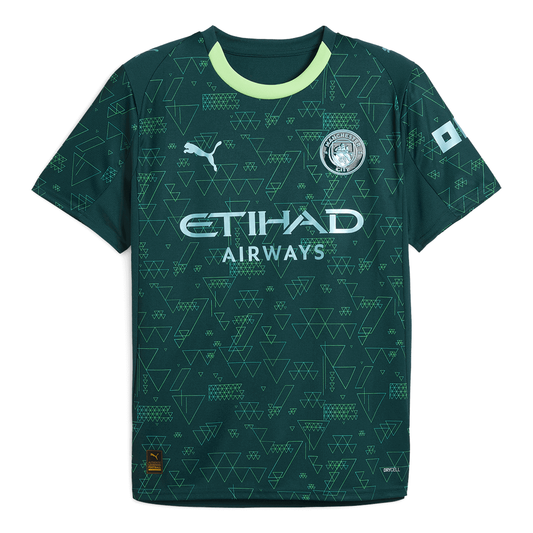 Manchester City Vierde Thuistenue 2025/26 Groen