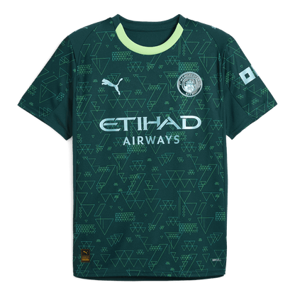 Manchester City Vierde Thuistenue 2025/26 Groen