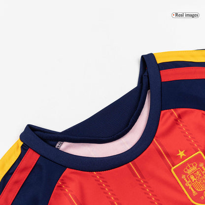 Espagne Domicile Maillot Kit - Coupe du Monde 2026 Enfant Rouge