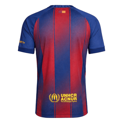 Barcelone Domicile Maillot 2025/26 Rouge&Bleu Grande Taille