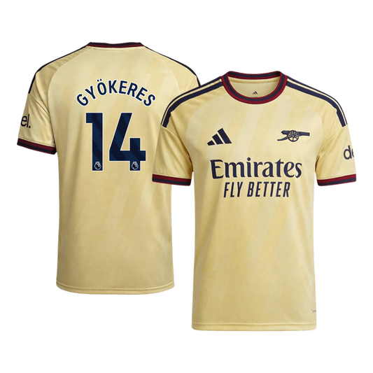 GYÖKERES #14 Arsenal Third Maillot 2026/27 Jaune