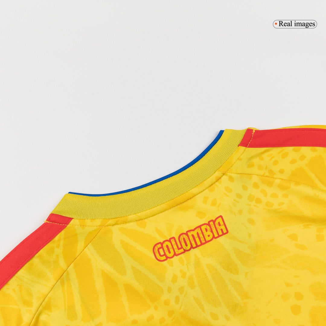 LUIS DíAZ #7 Colombie Domicile Maillot Coupe du Monde 2026 Jaune