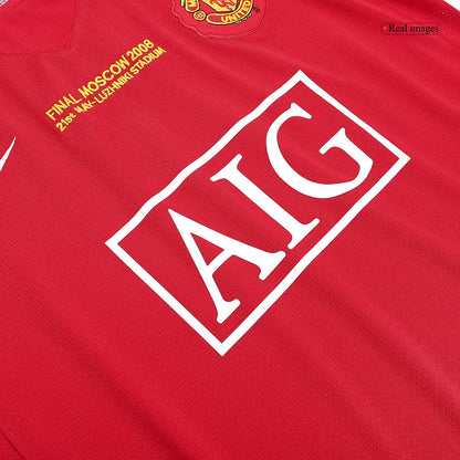 Retro Manchester United Domicile Maillot 2007/08 - UCL Final