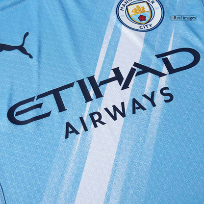 REIJNDERS #4 Manchester City Domicile Maillot 2025/26 Bleu Joueur