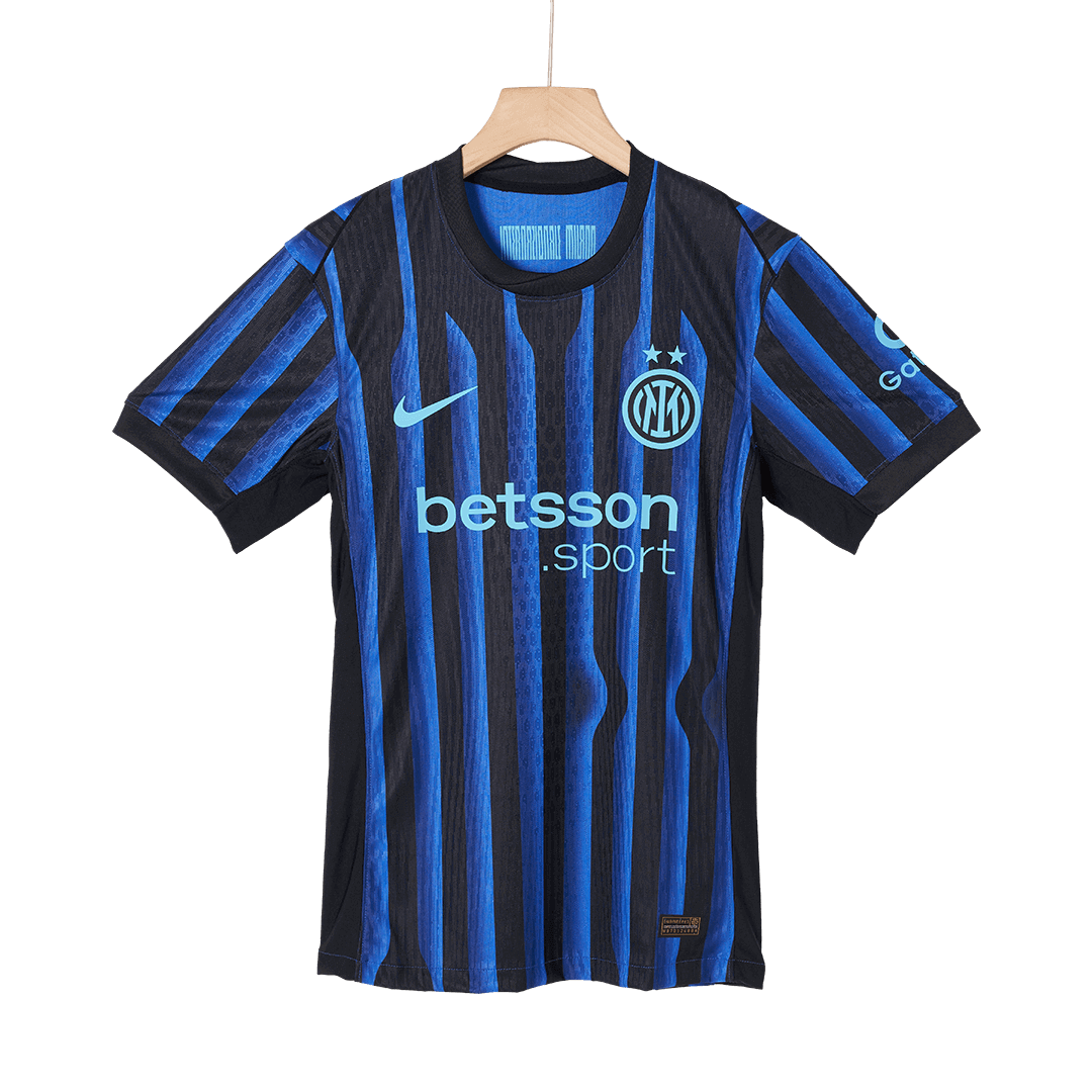 DUMFRIES #2 Inter Milan Thuisshirt 2025/26 Blauw&Zwart Authentiek