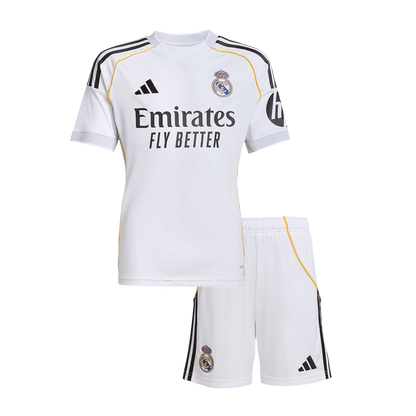 Vente Flash Real Madrid Domicile Maillot Kit 2025/26 Enfant