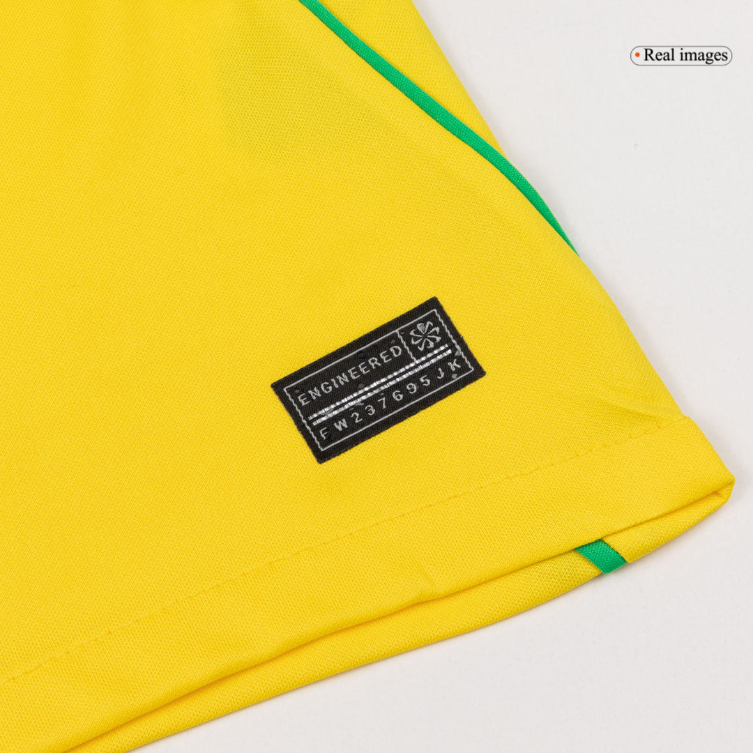 ENDRICK #19 Brésil Domicile Maillot - Coupe du Monde 2026 Jaune