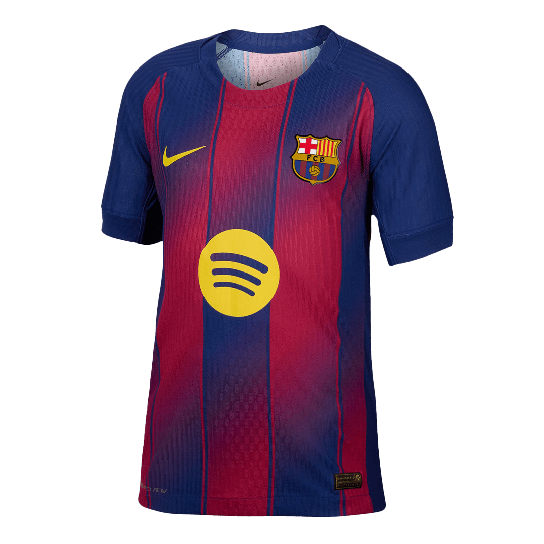 ROONY #19 Barcelone Domicile Maillot 2025/26 Rouge et Bleu Joueur - UCL